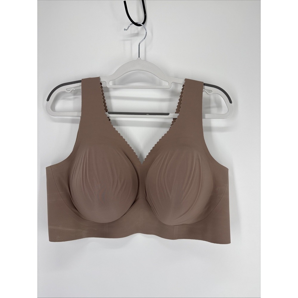 Evelyn Bobbie Evelyn Bra 3XL Mauve Seamless Wirefree Support EB Core Pull On